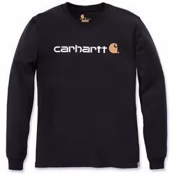Carhartt EMEA Workwear Signature Graphic Core Logo Longsleeve ( Longsleeve ), noir, taille 2XL pour Hommes