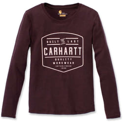 Carhartt Lockhart Chemise à manches longues dames, rouge, taille XS pour Femmes