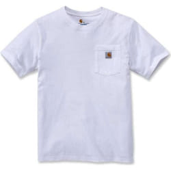 Tee-shirt CARHARTT Poche poitrine - Taille L - Blanc - S1103296100L