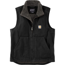 Carhartt Duck Mock Neck Gilet, noir, taille L pour Hommes