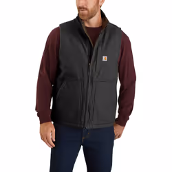 Carhartt Duck Mock Neck Gilet, noir, taille XL pour Hommes