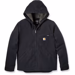 Carhartt Relaxed Fit Washed Duck Sherpa Lined Veste, noir, taille L pour Hommes