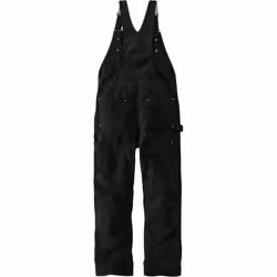 Carhartt Firm Duck Insulated BIB Dans l’ensemble, noir, taille XL pour Hommes