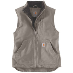 Carhartt Sherpa Lined Mock Neck Gilet pour dames, gris, taille XL pour Femmes