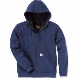 Carhartt Wind Fighter Zip Chandail à capuchon, bleu, taille XS pour Hommes