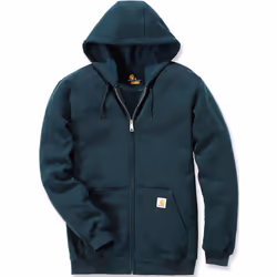 Carhartt Midweight Zip Hoodie, bleu, taille XS pour Hommes