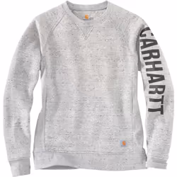 Carhartt Clarksburg Crewneck Sweat-shirt dames, gris-blanc, taille L pour Femmes