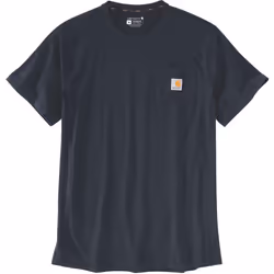 Carhartt Force Relaxed Fit Midweight Pocket T-shirt, bleu, taille M pour Hommes