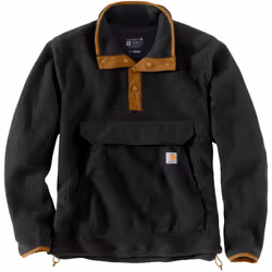 Carhartt Relaxed Fit Fleece chandail, noir, taille L pour Hommes