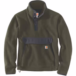 Carhartt Relaxed Fit Fleece chandail, vert, taille XL pour Hommes