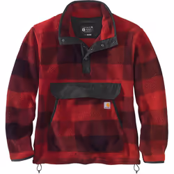 Carhartt Relaxed Fit Fleece chandail, rouge, taille M pour Hommes