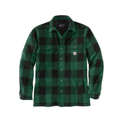 Chemise à carreaux flanelle doublée Sherpa JAC TXL vert/noir - CARHARTT - S1104911G54XL