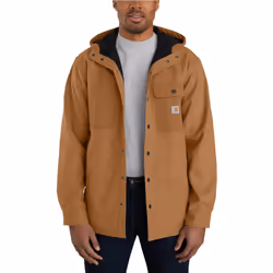 Carhartt Wind and Rain Bonded veste, brun, taille S pour Hommes