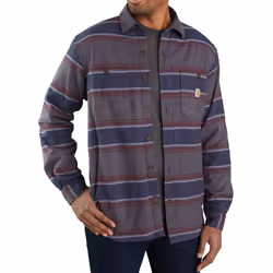 Carhartt Hamilton Fleece Lined chemise, noir-pourpre, taille XL pour Hommes