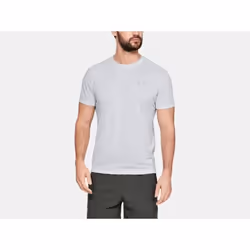 T-shirt - Under Armour - Streaker - Manches courtes - Technologie UA Microthread - Gris chiné