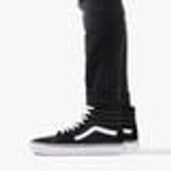 Basket Montante - VANS - ComfyCush SK8-Hi - Noir/Blanc - Lacets plats - Confort exceptionnel