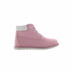 Bottines TIMBERLAND Pokeypine 6in zip en cuir rose pour enfant