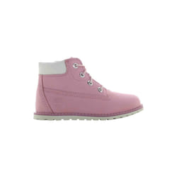 Bottines TIMBERLAND Pokeypine 6in zip en cuir rose pour enfant