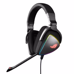 ASUS ROG Delta, Avec fil, Jouer, 20 - 40000 Hz, 387 g, Casque, Noir