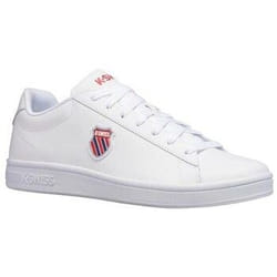 Sneakers Court Shield en cuir blanc corporate