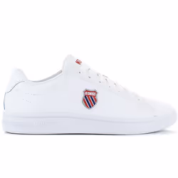 Sneakers Court Shield en cuir blanc corporate