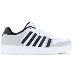 Sneakers Court Palisades en cuir blanc et gris