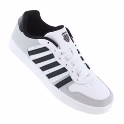 Sneakers Court Palisades en cuir blanc et gris