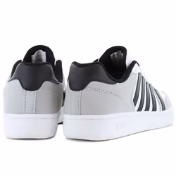 Sneakers Court Palisades en cuir blanc et gris