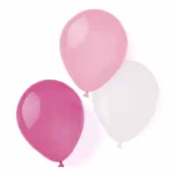 Amscan 9904896, Ballon-jouet, Latex, Rose, 10 pièce(s)