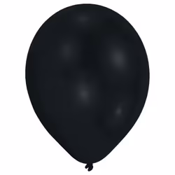Amscan 9904904, Ballon-jouet, Latex, Noir, 10 pièce(s)