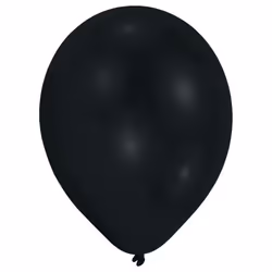 Amscan 9904922, Ballon-jouet, Latex, Noir, 6 pièce(s)