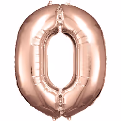 Amscan 9906275, Ballon-jouet, Feuille, Or, Numéro, 66 cm, 5 pièce(s)