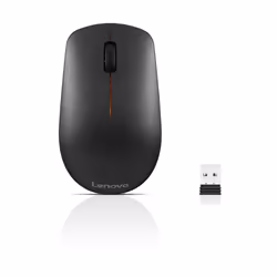 Lenovo GY50R91293, Ambidextre, Optique, RF sans fil, 1200 DPI, Noir