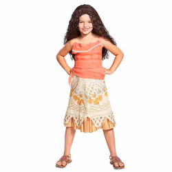 Déguisement Vaiana deluxe fille