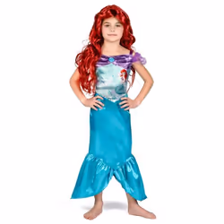 Déguisement Petite Sirène Ariel Classique Fille - LIRAGRAM ESPAÑA S.L.L. - 7 ans - Noir