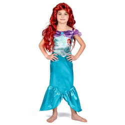 Déguisement Petite Sirène Ariel Classique Fille - LIRAGRAM ESPAÑA S.L.L. - 7 ans - Noir