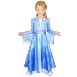 Déguisement Elsa Reine des Neiges 2 deluxe fille - 5 - 6 ans (109 - 126 cm))