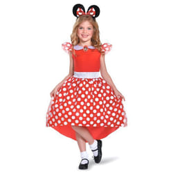 Déguisement Minnie Mouse rouge classique fille
