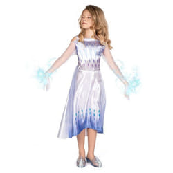 Déguisement classique blanc Elsa la reine des neiges 2 fille