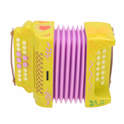 JAKKS Pacific 21947M, Instrument de musique jouet, Accordéon, 3 an(s), Multicolore