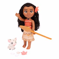 JAKKS Pacific My Singing Friend Moana &amp; Pua doll!, Femelle, 3 an(s), Sonore, Fonction vocale, 355,6 mm, Multicolore