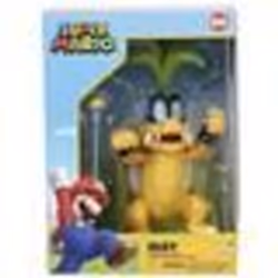 Figurine - JAKKS PACIFIC - Super Mario Bros : Iggy + Bâton - 10 cm