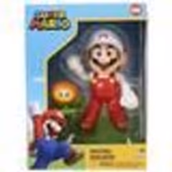 Figurine - JAKKS PACIFIC - Super Mario Bros : Mario de Feu - 10 cm