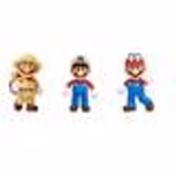 Pack de 3 Figurines - JAKKS PACIFIC - Super Mario Bros : Mario - 10 cm
