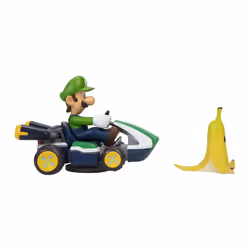 Figurine Jakks Pacific Mario Kart spinout Luigi Kart