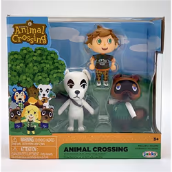 Lot de 3 figurines Jakks Pacific Nintendo Animal Crossing