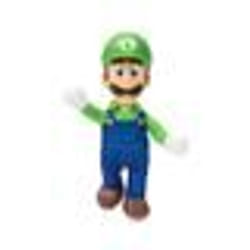 Peluche - JAKKS PACIFIC - Super Mario Bros. le film - Luigi - 30 cm - Blanc