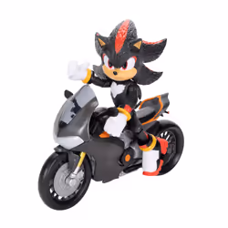 JAKKS Pacific Sonic The Hedgehog 3 Shadow & Motorcycle, 3 an(s), Multicolore