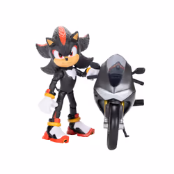 JAKKS Pacific Sonic The Hedgehog 3 Shadow & Motorcycle - Vue supplémentaire 7