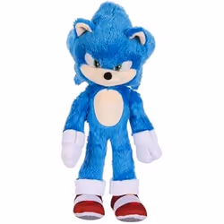 Peluche Deluxe Sonic - JAKKS PACIFIC - 33 cm - Douce - Détails Réalistes - Mixte